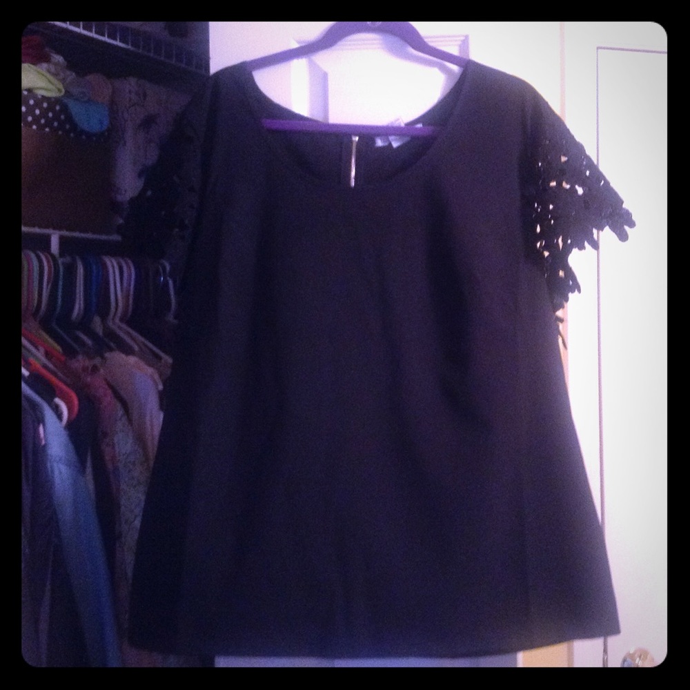 Lace Sleeve Blouse